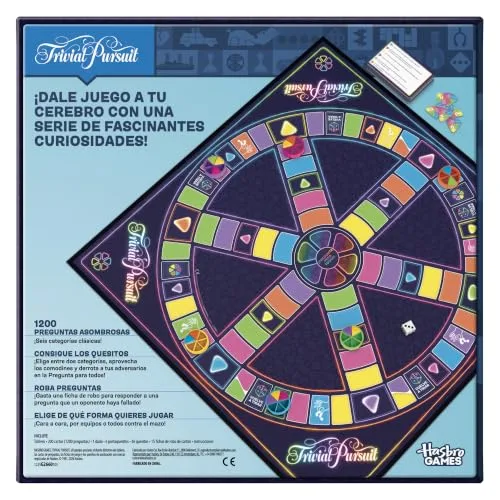 Hasbro Gaming ▫️ Jogo de mesa Trivial Pursuit (2026) | Características atualizadas, cooperação e opções de equipa | Jogos divertidos de cultura geral | 1 a 6 jogadores ou mais | 45 minutos - Versão em espanhol 4