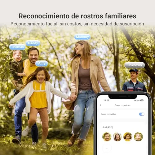 EZVIZ ▫️ EP4 Visor Digital Wi-Fi 4K para Porta, Ecrã Tátil a Cores de 5,5", Videoporteiro Sem Fios, Reconhecimento Facial com IA, 7100 mAh, Detecção PIR, Áudio Bidirecional, Privacidade Protegida,Prateado 5