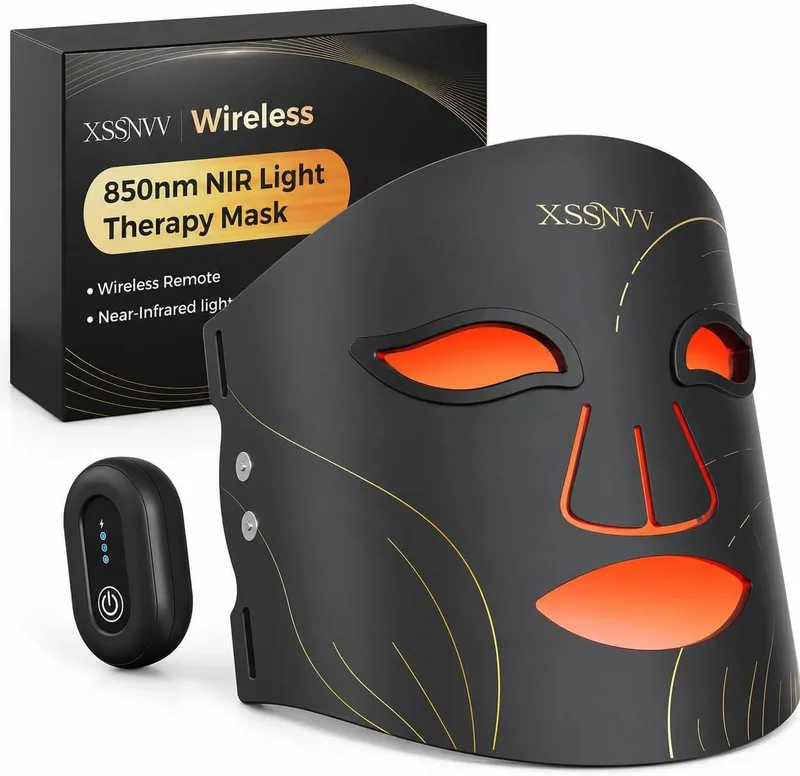 XSSNVV ▫️ Máscara facial LED com 4 modos para cuidados faciais em casa, NVV10