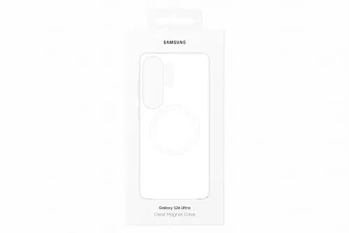 Samsung ▫️ Capa magnética ultra transparente para o Galaxy S26 6