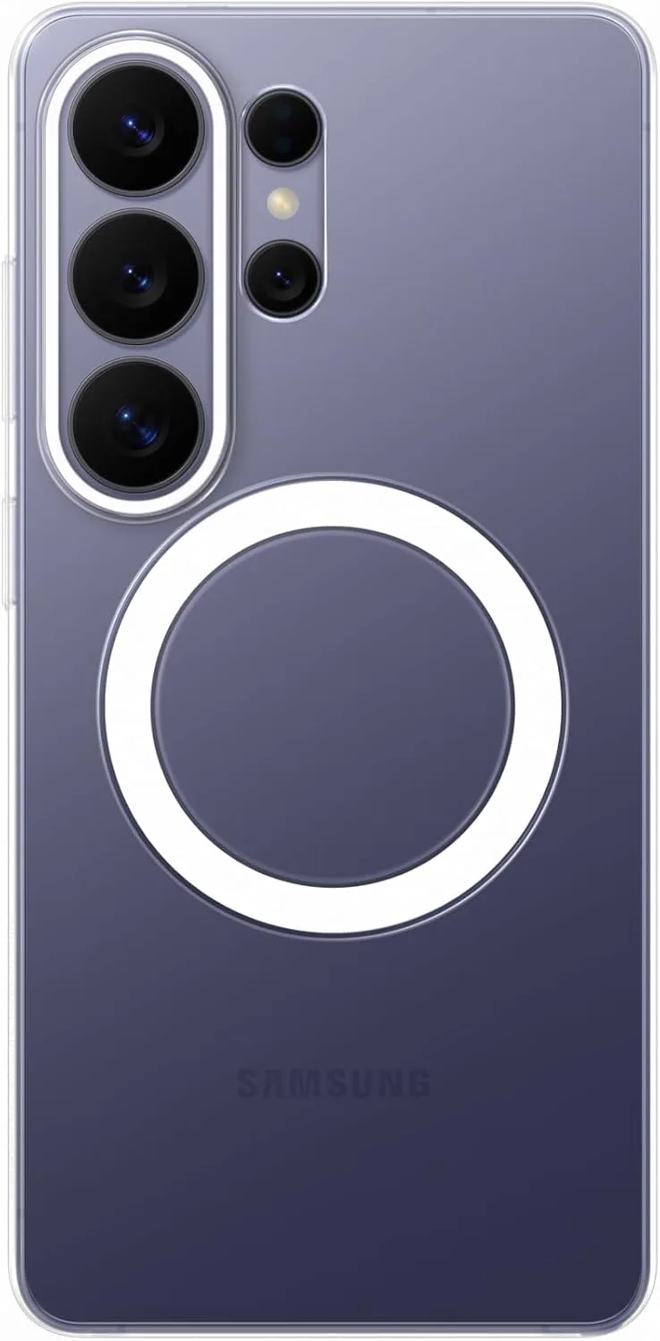 Samsung ▫️ Capa magnética ultra transparente para o Galaxy S26