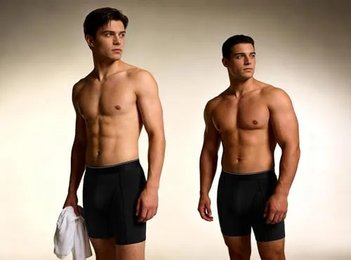 Uniexcosm ▫️ Cuecas Boxer de Algodão para Homem - Roupa Interior Masculina, Boxer Brief para Homem, Embalagem, Respiráveis, Suaves e Elásticas, Sustentáveis 2
