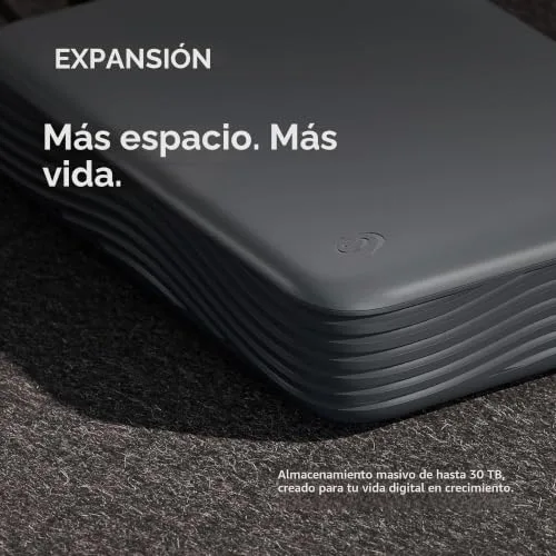 Seagate ▫️ Disco rígido de secretária Expansion de 4 TB | USB-C (STNP4000400) 2
