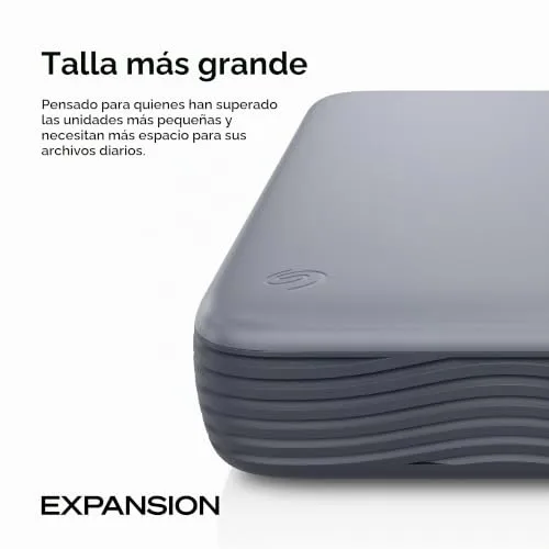 Seagate ▫️ Disco rígido de secretária Expansion de 4 TB | USB-C (STNP4000400) 4
