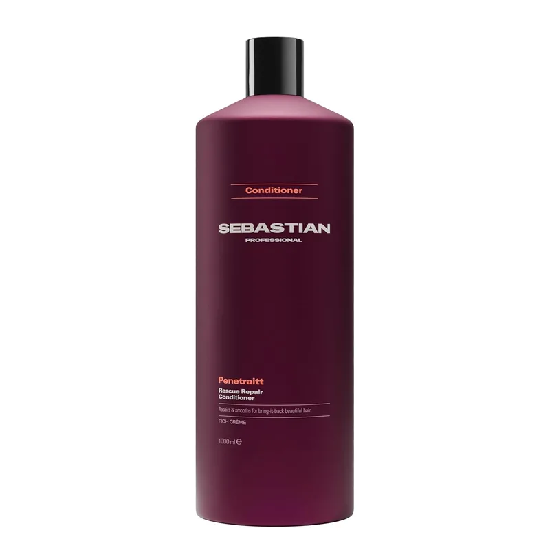 SEBASTIAN ▫️ Professional Penetraitt | Champô reparador profissional | Textura cremosa | Limpa, nutre e repara | Suavidade e vitalidade | Para cabelos danificados e enfraquecidos