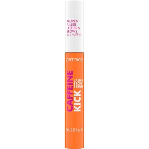Catrice Cosmetics ▫️ Soro para sobrancelhas e pestanas Caffeine Kick, para dar volume, tonificar, cuidar, translúcido, 9 ml (Embalagem de 2) 2