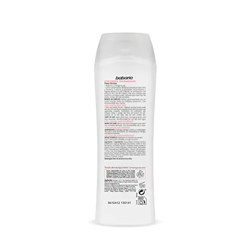 Babaria ▫️ Creme Reafirmante Corporal | Creme Hidratante Corporal e Reafirmante | Leite Corporal para Peles Sensíveis | Aloé Vera e Vitamina E | Absorção Rápida - 400 ml (Embalagem de 5) 2