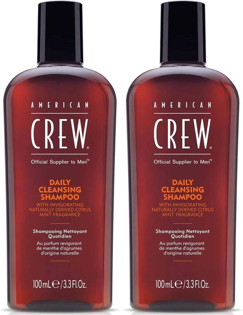 American Crew ▫️ SHAMPOO DE LIMPEZA DIÁRIA 100ML (Embalagem de 2)