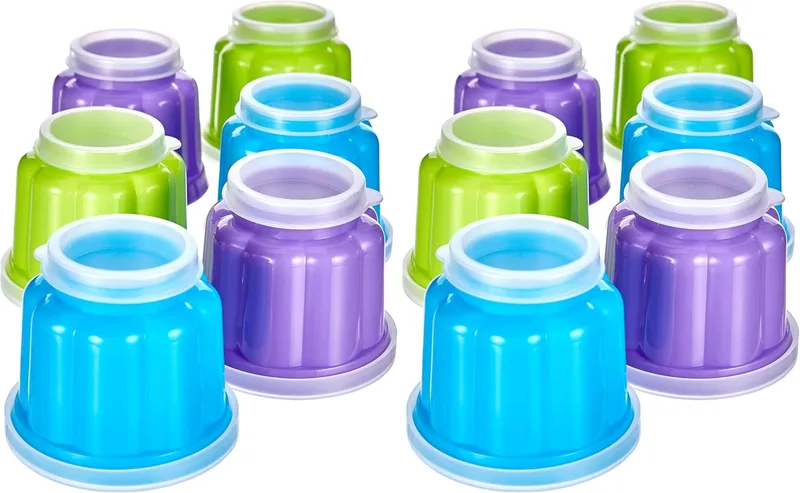 IBILI ▫️ 756500 - Conjunto de 6 formas para gelatina (Embalagem de 2)