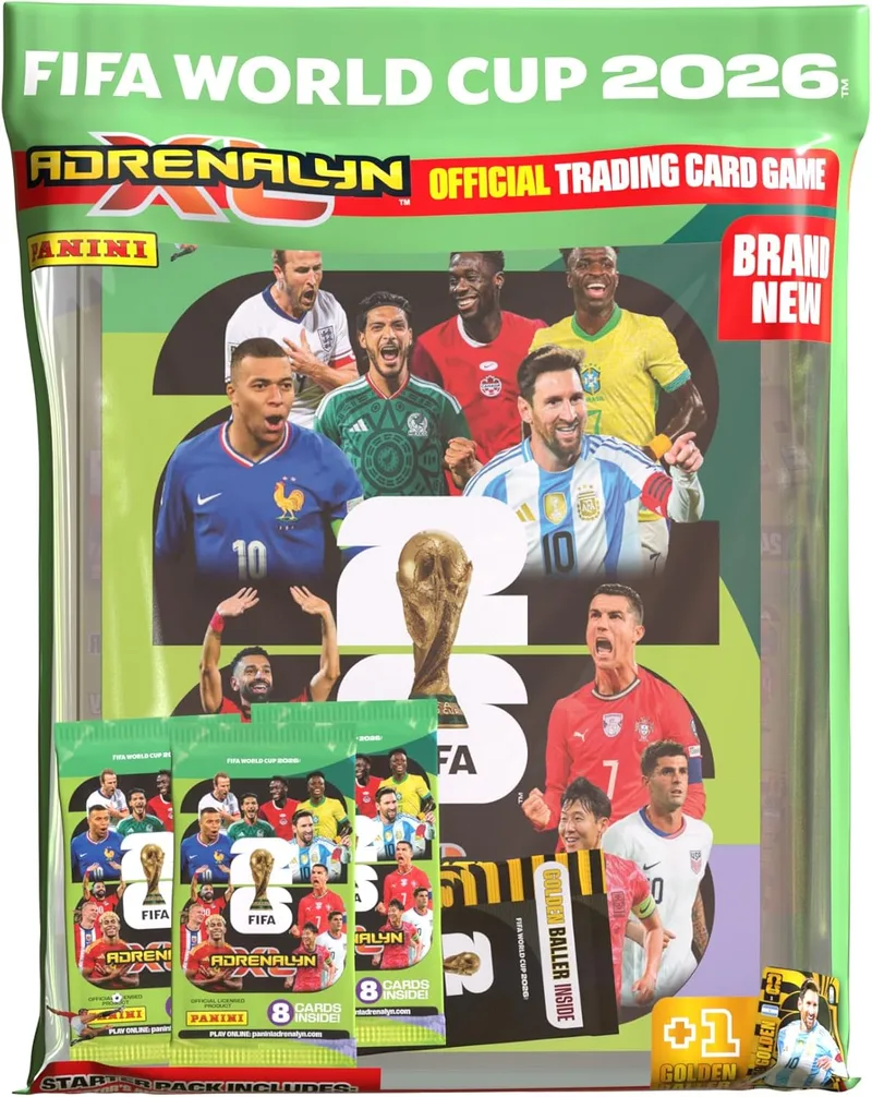 Panini ▫️ Campeonato do Mundo FIFA 2026 Adrenalyn XL - Kit inicial
