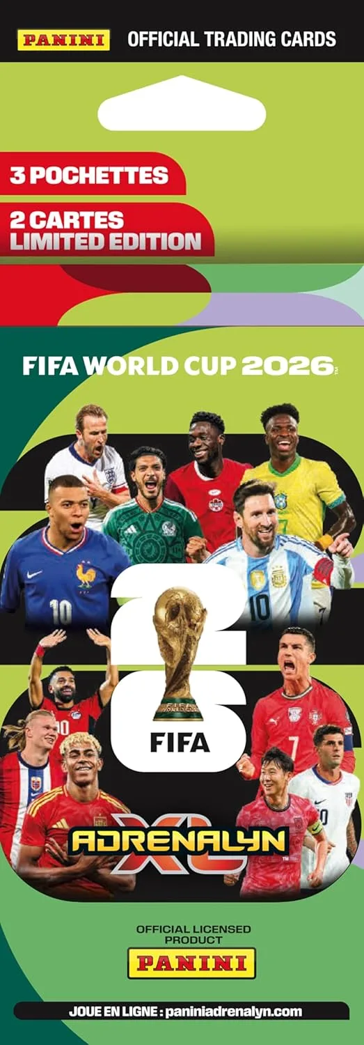 Panini ▫️ Campeonato do Mundo FIFA 2026 Adrenalyn XL Multiset