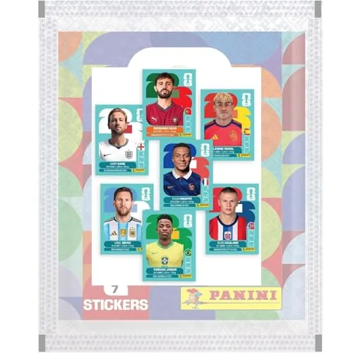Panini ▫️ Copa do Mundo da FIFA 2026 Coleção Oficial de Cromos Caixa de 50 pacotes - Cromos do Mundial 2026 - Coleção Oficial 3