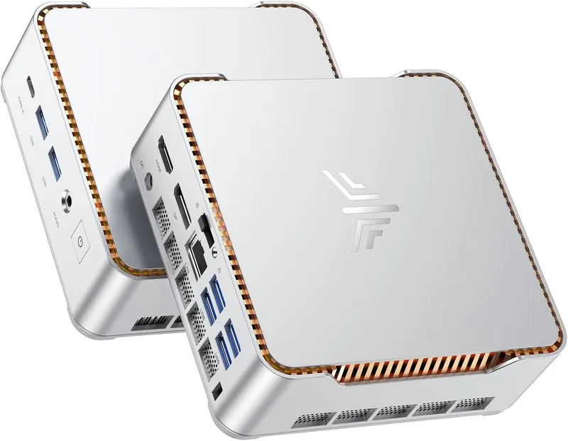 NiPoGi ▫️ Hyper H2 Mini PC,14ª Geração Ιntel Core i5-14450HX(10C/16T, até 4.80GHz),32GB(2x16GB) DDR4 1TB M.2 NVMe SSD Mini Computador W-11 Pro,4K Triplo Monitor HDMI/DP/DP/Type C/WiFi 6/BT 5.2 para Escritório
