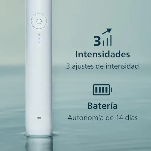 PHILIPS ▫️ Sonicare Série 3100 - Escova de dentes sónica, sensor de pressão, 3 níveis de intensidade, EasyStart, SmarTimer, autonomia de 14 dias, estojo, branco, embalagem dupla, HX4072/41, [Novo] 5