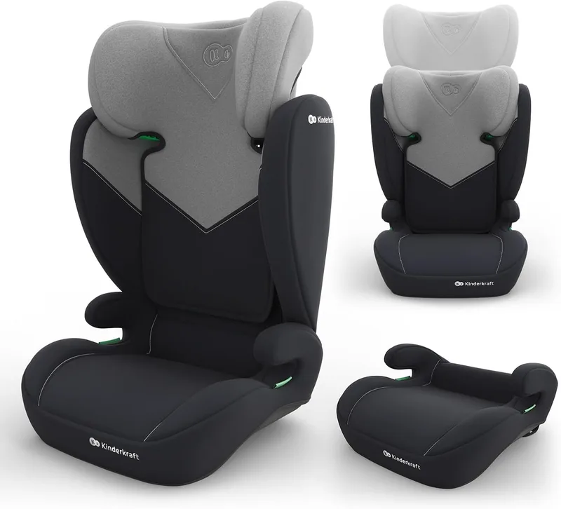 Kinderkraft ▫️ I-SPARK 2 PRO Cadeira auto i-Size 100-150 cm, cinzenta