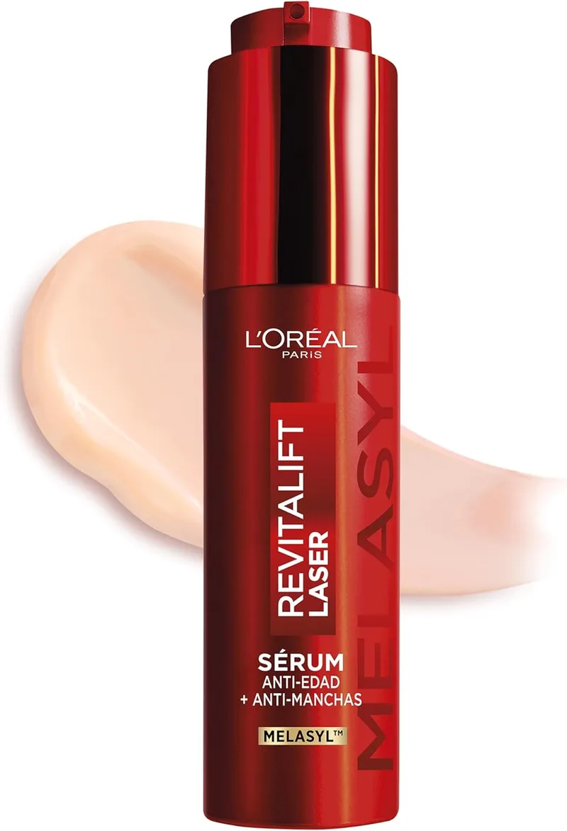 L'Oreal Paris ▫️ L'Oréal Paris Revitalift Laser Triple Serum com Melasyl, Vitamina C e Niacinamida. Sérum Cremoso Anti-Envelhecimento e Anti-Manchas. Corrige as rugas, atenua as manchas e aumenta a luminosidade da pele, 50ml