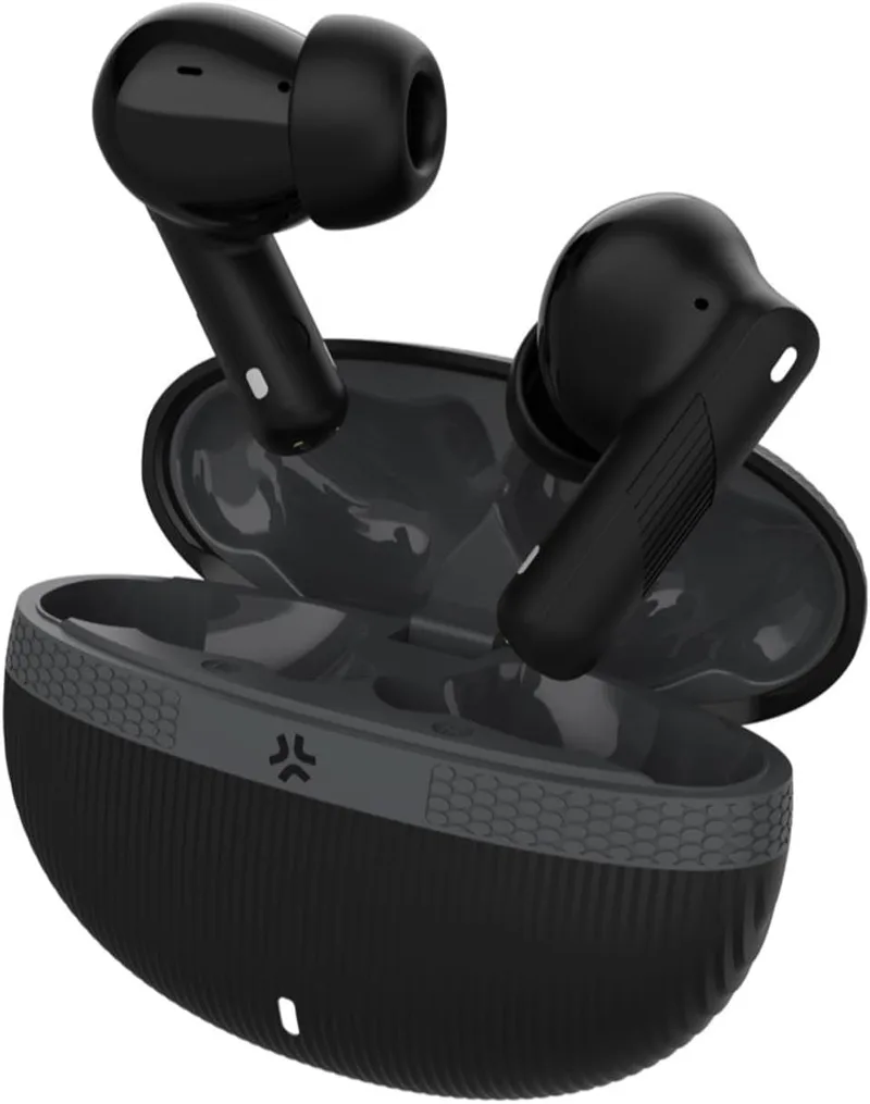 Celly ▫️ Auriculares Bluetooth True Wireless com ANC, microfones incorporados e estojo de carregamento, preto