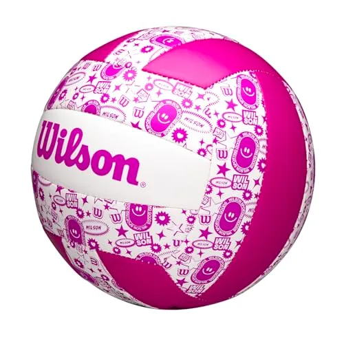 Wilson ▫️ Bola de voleibol Stamp, em couro sintético, arrojada e brilhante, desempenho fiável, tecnologia de retenção de ar 3