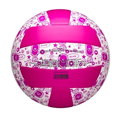 Wilson ▫️ Bola de voleibol Stamp, em couro sintético, arrojada e brilhante, desempenho fiável, tecnologia de retenção de ar 5