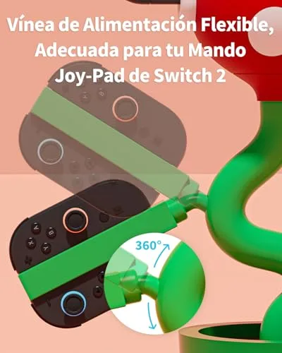 POWKONG ▫️ Dock Switch 2 Compatível com Nintendo (2025)/Joypad/OLED, Estação de acoplamento para TV HDMI 4K a 60 Hz com base para Switch, Carregador 3 em 1 para Switch 2 com USB-C PD, carregamento rápido e indicador LED 6