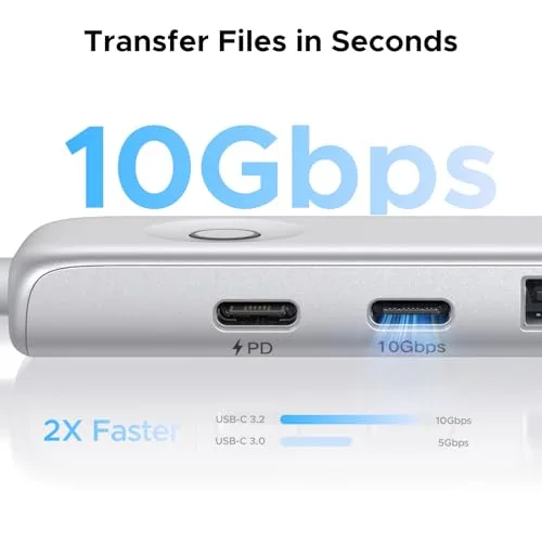 UGREEN ▫️ Revodok Hub USB-C 5 em 1: Adaptador USB-C fino e leve 6
