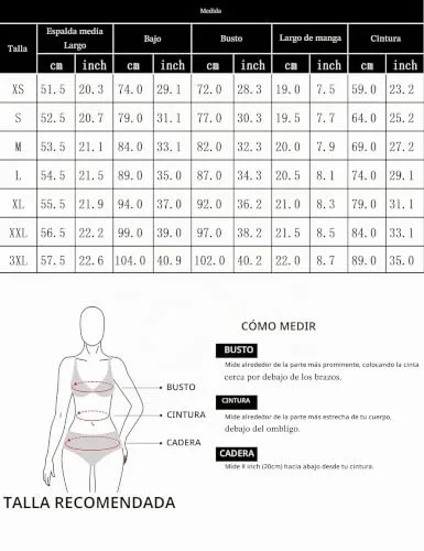 Aottori ▫️ Camisola de manga curta para mulher para o verão, com padrão canelado, elástica e gola redonda 6