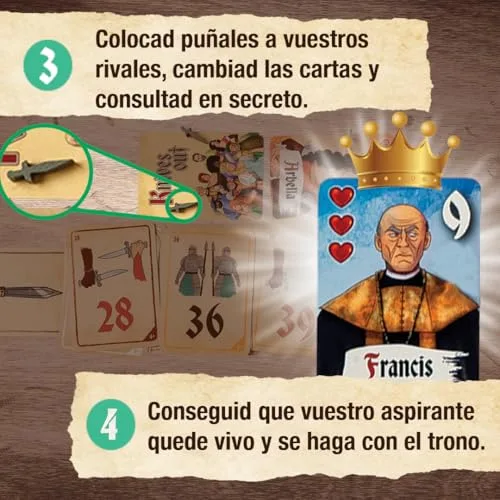 MAGICBOX ▫️ Knives Out - Jogo de mesa de estratégia - Grupos grandes - De 3 a 10 jogadores - A partir dos 10 anos. 5