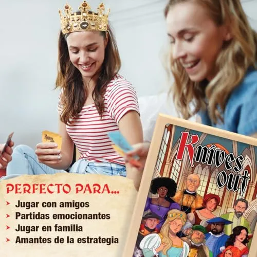 MAGICBOX ▫️ Knives Out - Jogo de mesa de estratégia - Grupos grandes - De 3 a 10 jogadores - A partir dos 10 anos. 6