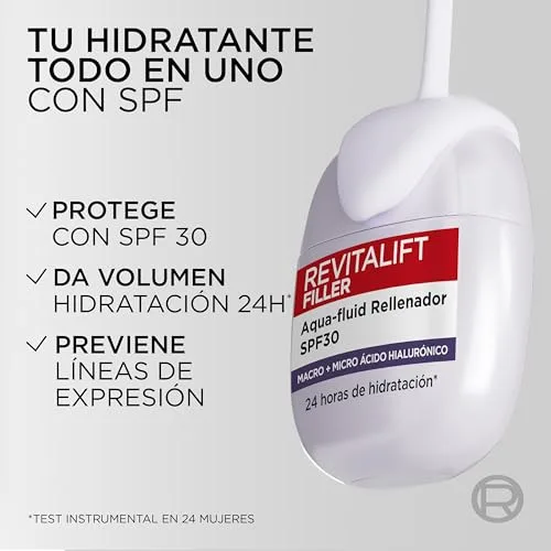 L'Oreal Paris ▫️ L'Oréal Paris Revitalift Filler Aqua-Fluid com Ácido Hialurónico, 40 ml 3
