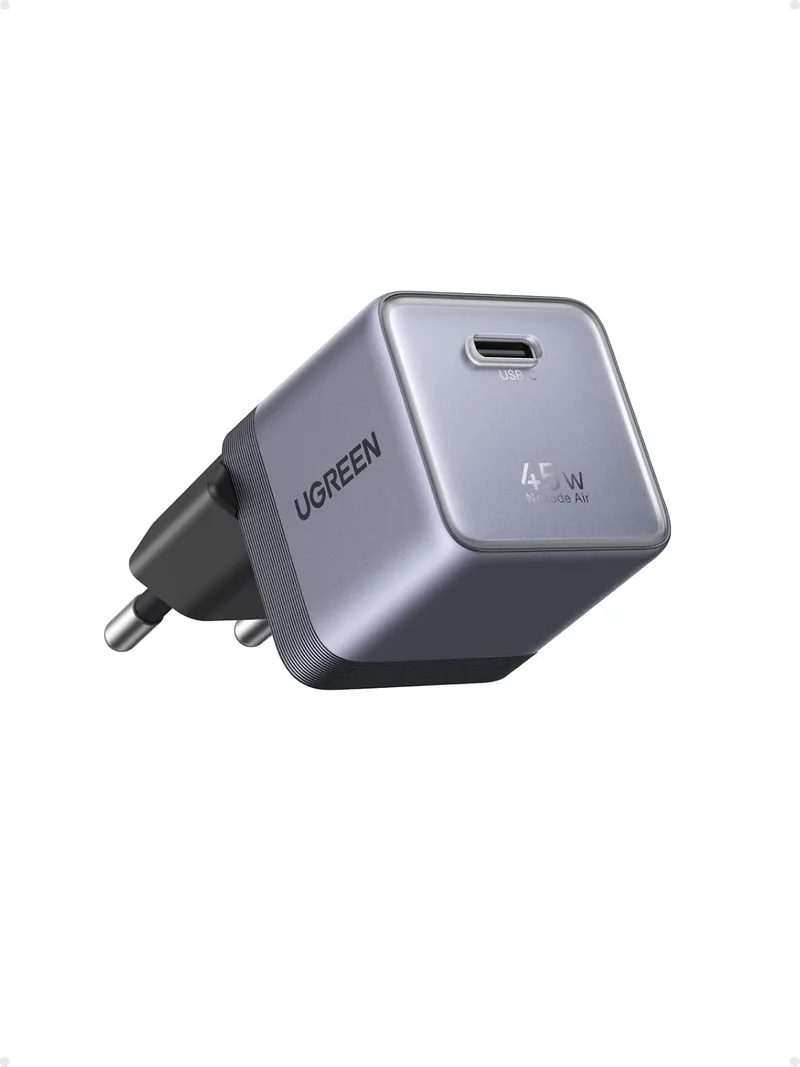 UGREEN ▫️ Nexode Mini Carregador USB-C Carregamento Rápido PPS 45 W 1C GAN Tomada USB