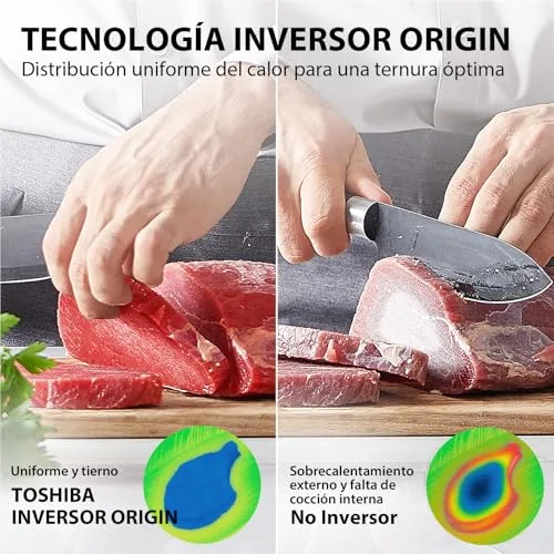 Toshiba ▫️ Micro-ondas digital com grelha, 25 L, inversor de 900 W, 10 níveis de potência, controlo preciso, aquecimento uniforme, preto elegante MW3-AG25PFI(BK) 4