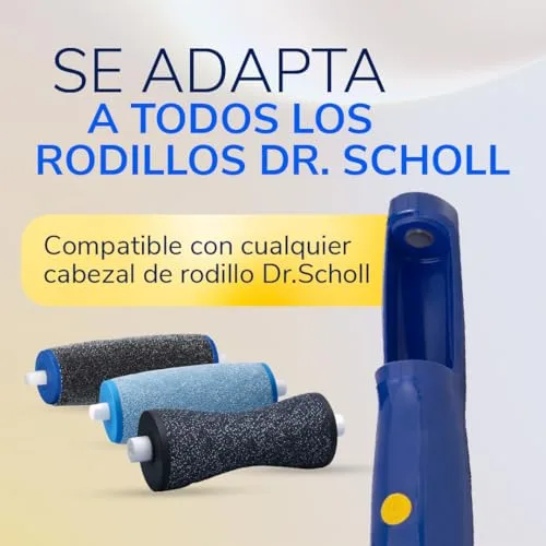 Dr. Scholl's ▫️ Lima elétrica para pedicure : esfolia e elimina calosidades e calos instantaneamente. Suaviza os pés em segundos. Lixa suavemente. Ideal para viagens. Inclui pilhas AAA 7