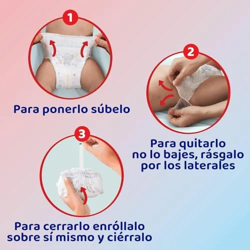 DODOT ▫️ Fraldas Bebé Pants, Tamanho 8, +17 kg, 42 fraldas, fraldas-calcinha com ajuste de 360° anti-fugas 7
