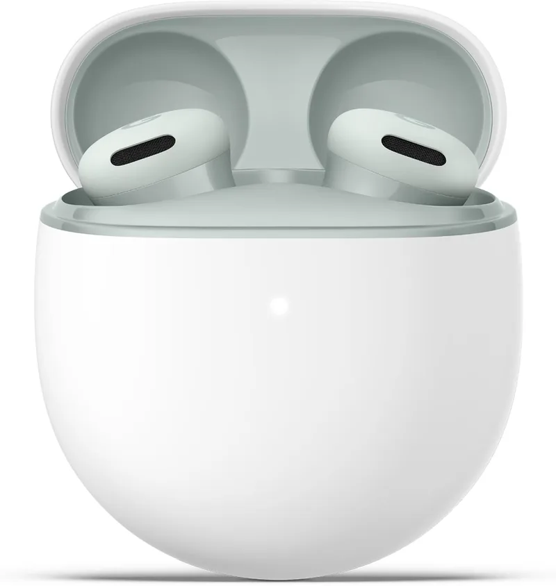 Google ▫️ Pixel Buds 2a - Auriculares intra-auriculares sem fios com cancelamento ativo de ruído - Leves e confortáveis - Resistentes à água - Compatíveis com Bluetooth - Cinza Névoa