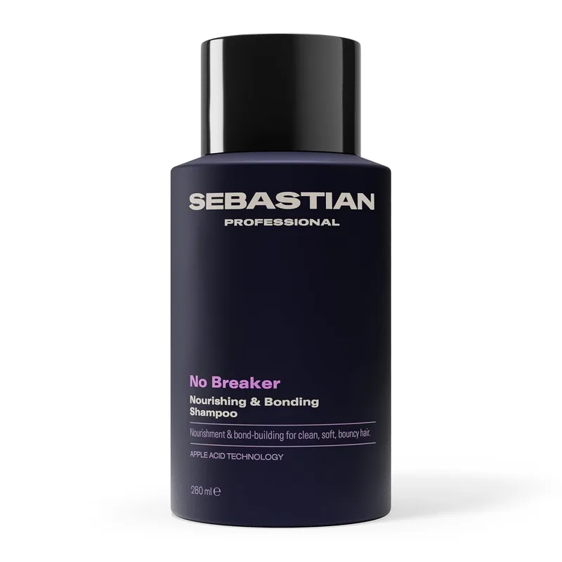 SEBASTIAN ▫️ Professional NO.BREAKER | Champô Profissional | Nutre e Limpa | Cria Laços e Fortalece Cabelos Fracos e Sensíveis | Com Ácido de Maçã | 280ml