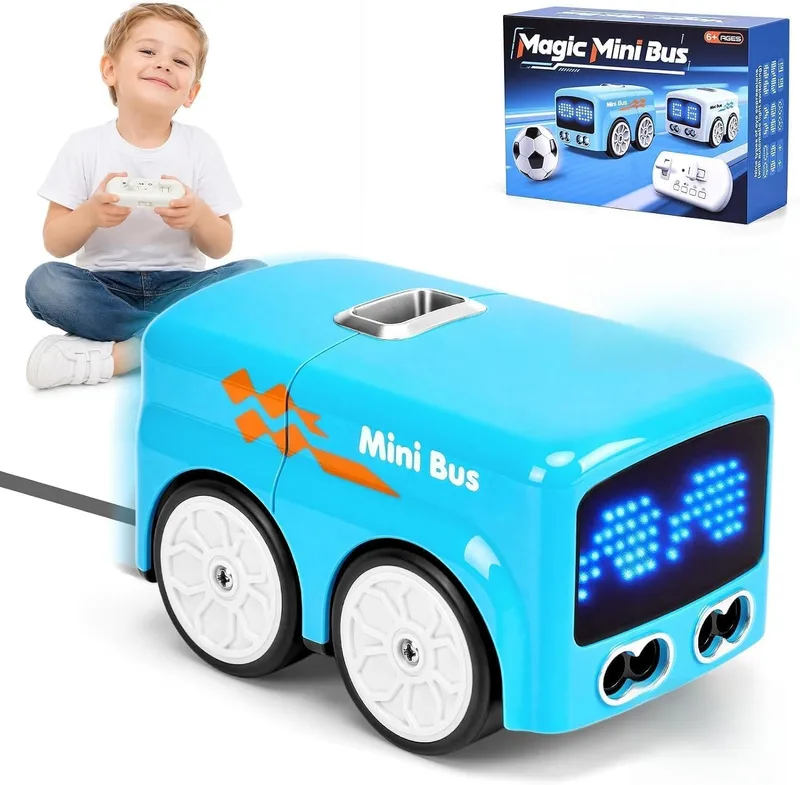 Umikk ▫️ Autocarro RC Magic Mini com sequência de gestos, modo de fuga e função de linha