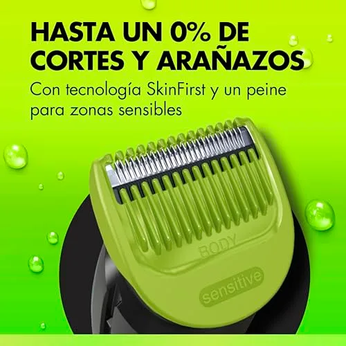 Gillette ▫️ Labs i3 Body + Intimate – Máquina de barbear corporal, 4 acessórios, preta 3