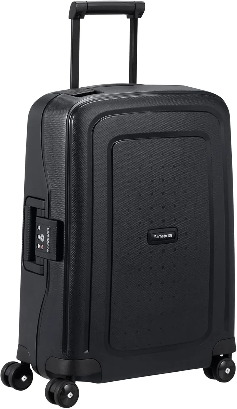 Samsonite ▫️ S'Cure - Renewed Spinner S, Bagagem de Cabine, S (55 cm), 34 L, Preto (Black)