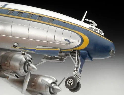 Revell ▫️ 63745 Lockheed L.1049G Super Constellation Luf, escala 1:144. Kit de modelo em plástico para montar e pintar, com acessórios 7