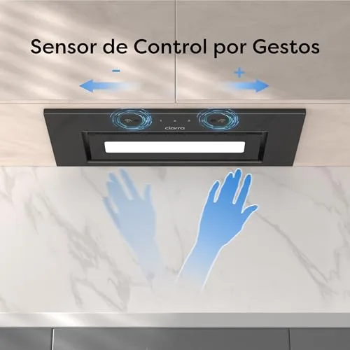 CIARRA ▫️ CBCB6931B Exaustor de cozinha 59 dB 60 cm Com controlo por gestos 4