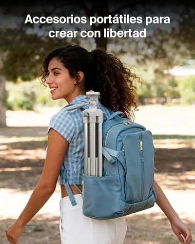 Belkin ▫️ Kit Stage Creator para criação de conteúdos com tripé, suporte magnético para telemóvel e dois microfones sem fios, kit de vlogging, pacote de gravação de vídeo, TikTok, YouTube e Instagram 7