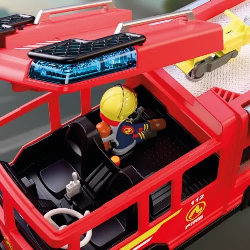 PLAYMOBIL ▫️ City Action | Veículo de Resgate dos Bombeiros | Veículo de Emergência com luz, som, canhão de extinção e acessórios | A partir dos 4 anos | 72193 4