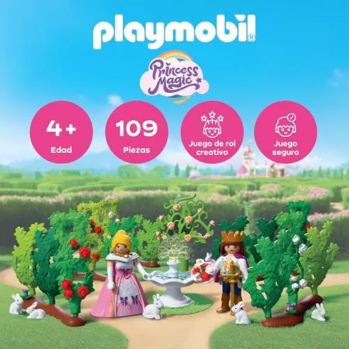 PLAYMOBIL ▫️ Princesa | Labirinto Real | Príncipe e Princesa com Labirinto Variável | Estimula a criatividade | Brinquedo de princesa para crianças a partir dos 4 anos | 72053 2