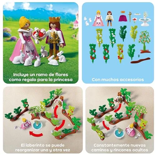 PLAYMOBIL ▫️ Princesa | Labirinto Real | Príncipe e Princesa com Labirinto Variável | Estimula a criatividade | Brinquedo de princesa para crianças a partir dos 4 anos | 72053 4