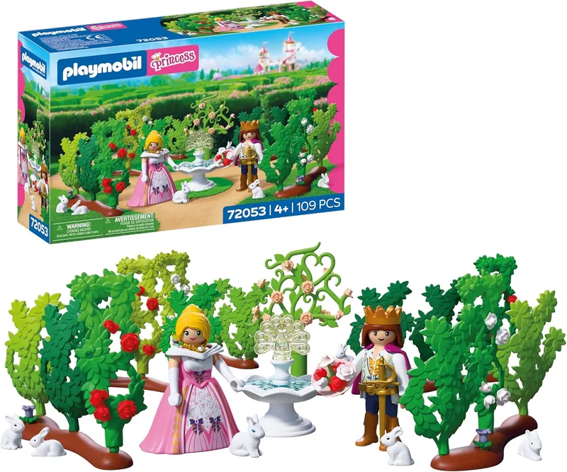 PLAYMOBIL ▫️ Princesa | Labirinto Real | Príncipe e Princesa com Labirinto Variável | Estimula a criatividade | Brinquedo de princesa para crianças a partir dos 4 anos | 72053