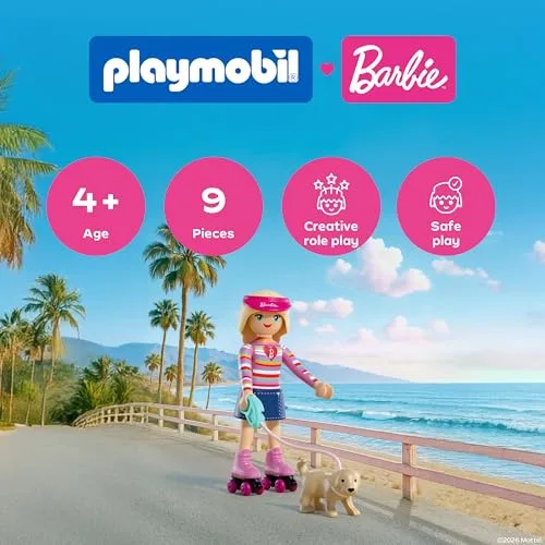 PLAYMOBIL ▫️ Barbie™ Malibu | Conjunto de patins 2