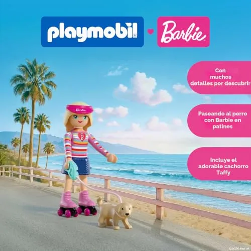 PLAYMOBIL ▫️ Barbie™ Malibu | Conjunto de patins 3