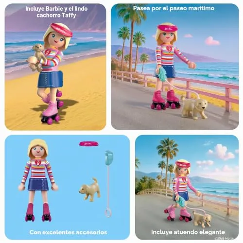 PLAYMOBIL ▫️ Barbie™ Malibu | Conjunto de patins 4