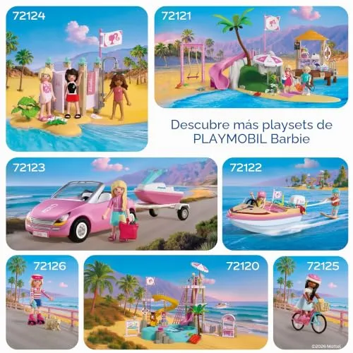 PLAYMOBIL ▫️ Barbie™ Malibu | Conjunto de patins 5