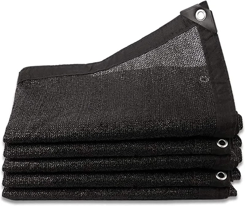 LYQCZ ▫️ Rede de sombra com ilhós, rede de sombra com 80-95% de proteção UV – Rede de sombra exterior em HDPE respirável para jardim, estufa, pérgula, pátio, varanda e galinheiro, toldo de sombra resistente ao vento